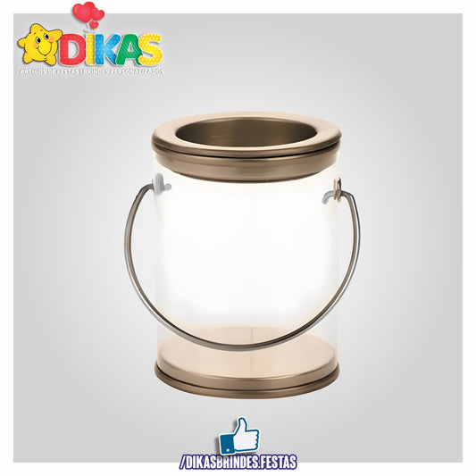 LATINHA TRANSPARENTE COM ALÇAS