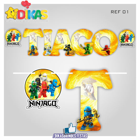 LETRA TEMÁTICA - NINJAGO
