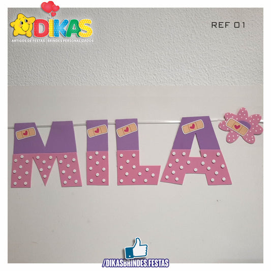 BANDEIROLAS TEMÁTICAS EM E.V.A - DOUTORA BRINQUEDOS