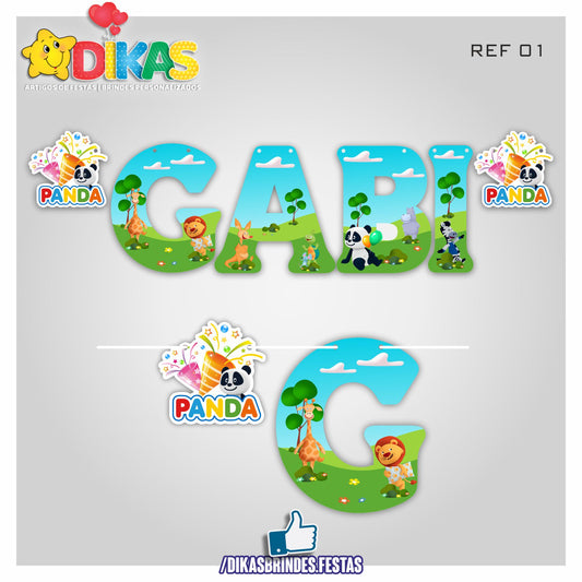 LETRA TEMÁTICA - PANDA E OS AMIGOS
