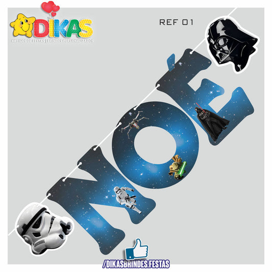 LETRA TEMÁTICA - STAR WARS