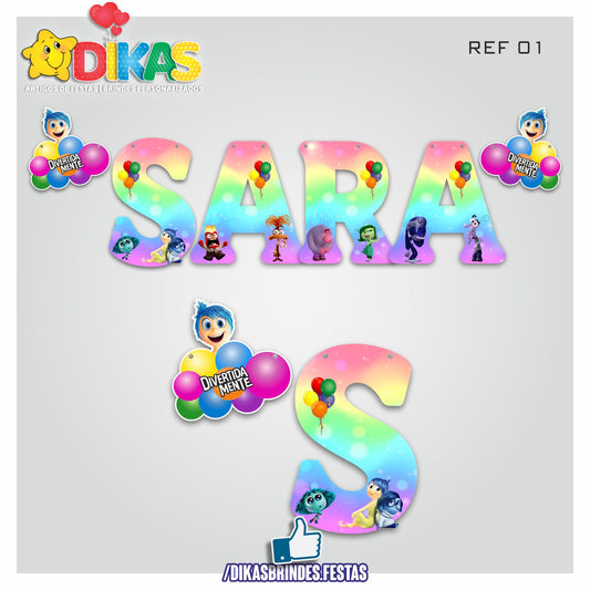 LETRA TEMÁTICA - DIVERTIDAMENTE