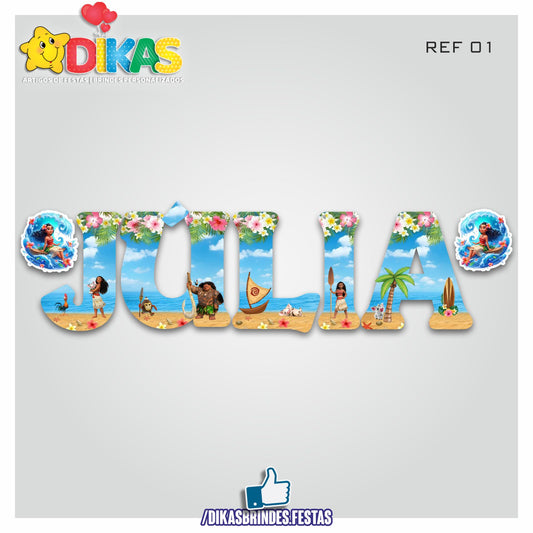 LETRA TEMÁTICA - VAIANA