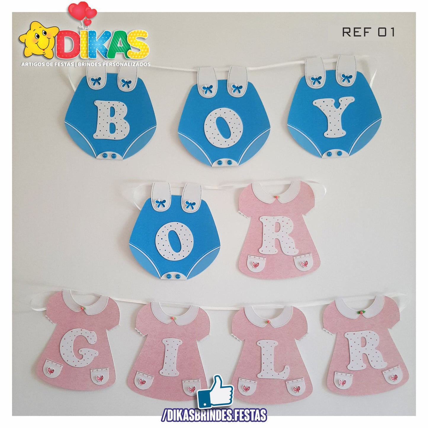 DECORAÇÃO "BOY OR GIRLS" - CHÁ REVELAÇÃO