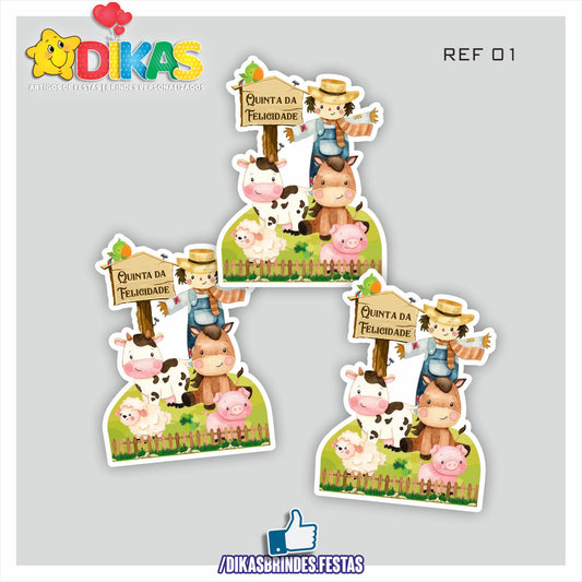 APLIQUES GRANDES - ANIMAIS DA QUINTA