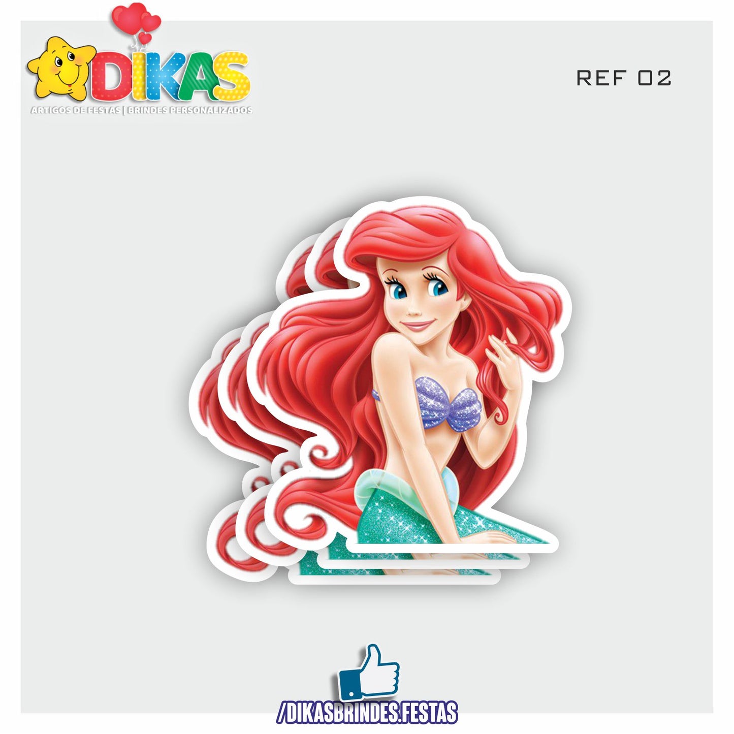 APLIQUES GRANDES - PEQUENA SEREIA