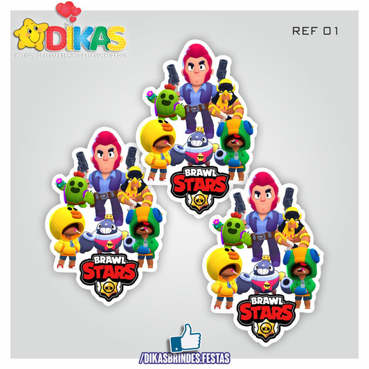 APLIQUES GRANDES - BRAWL STARS