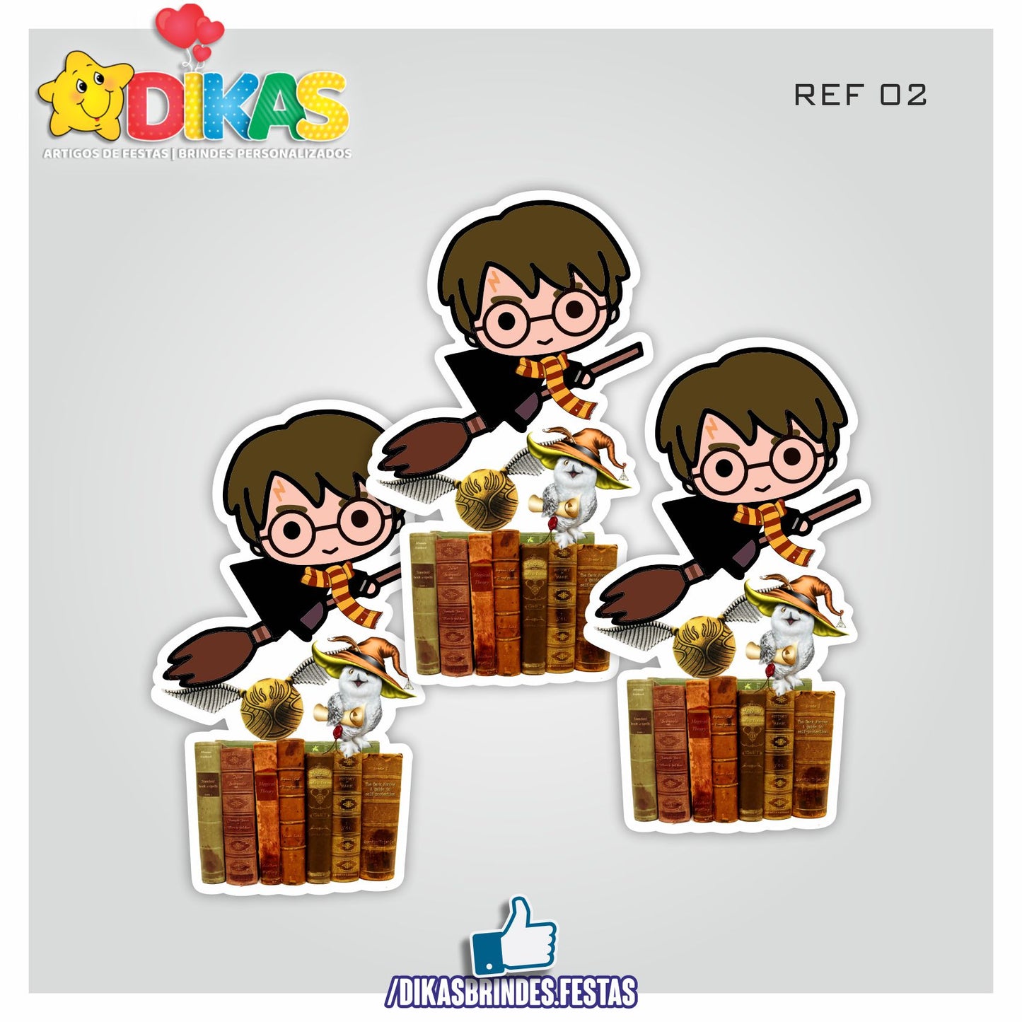 APLIQUES GRANDES - HARRY POTTER