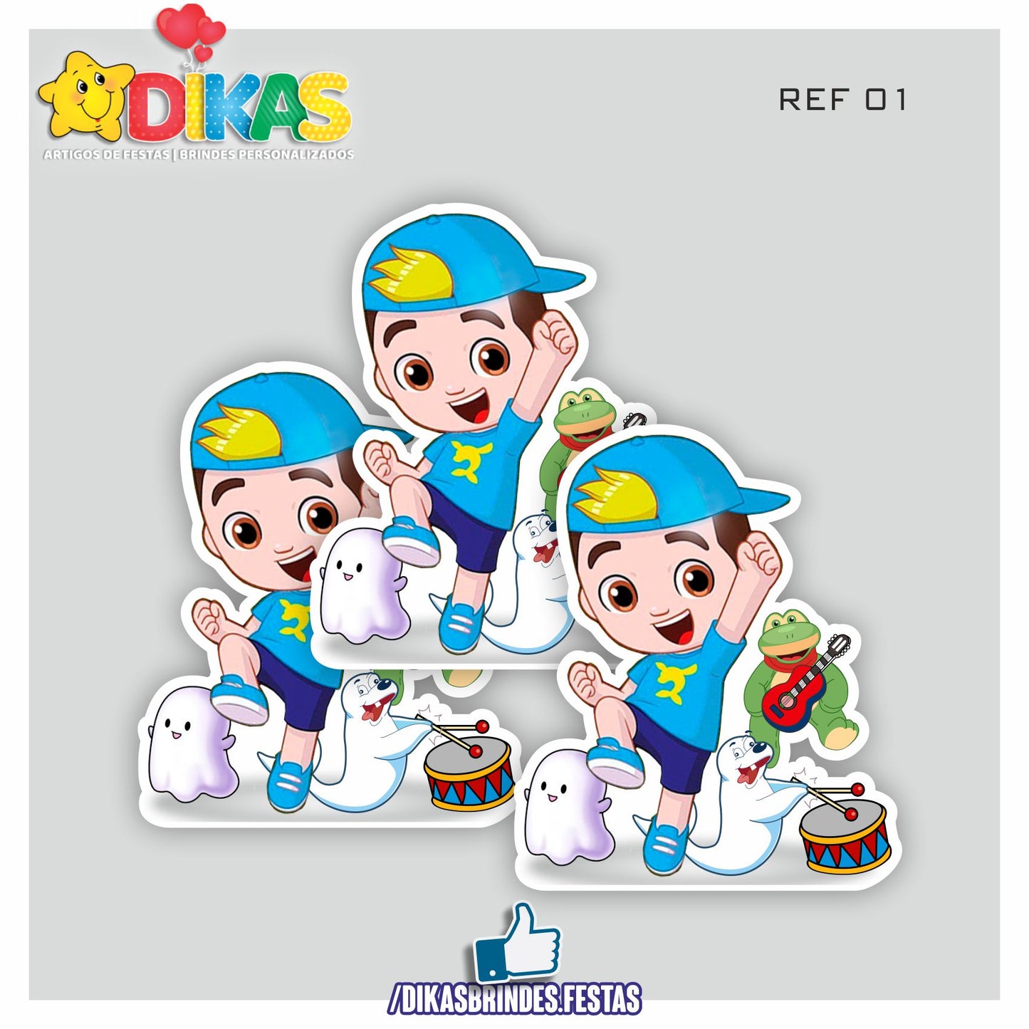 APLIQUES GRANDES - LUCCAS NETO