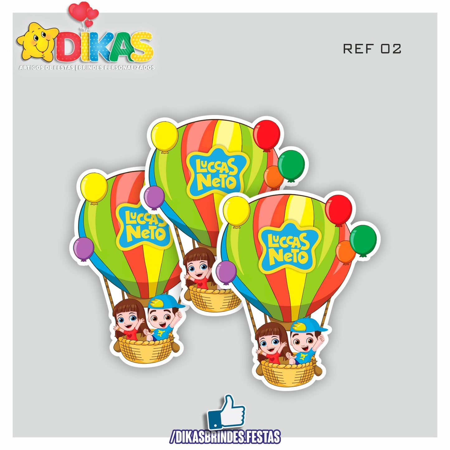 APLIQUES GRANDES - LUCCAS NETO