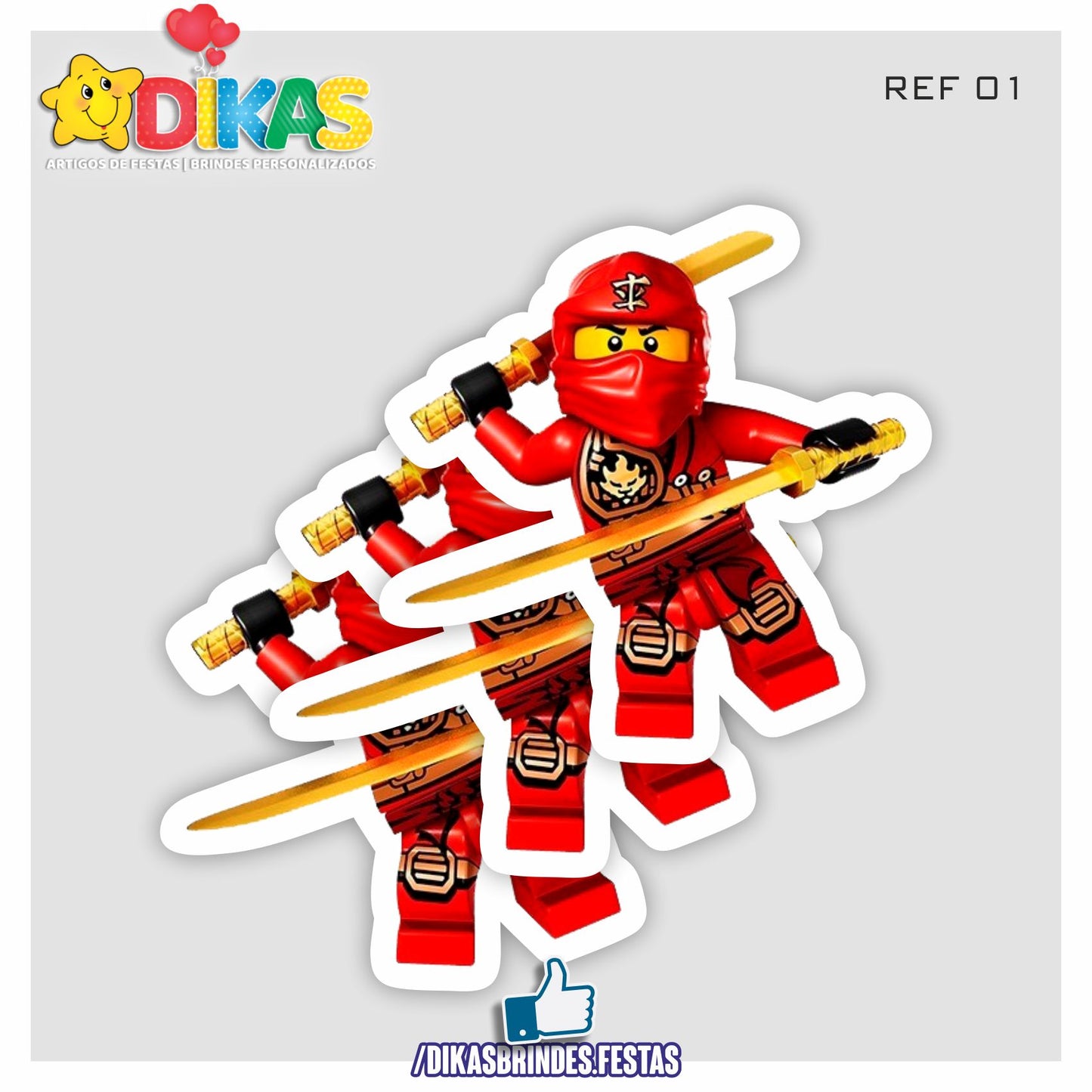 APLIQUES GRANDES - NINJAGO