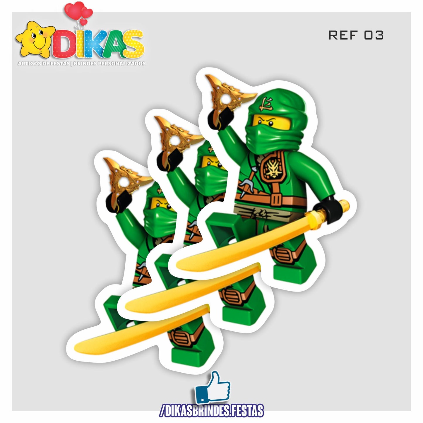 APLIQUES GRANDES - NINJAGO