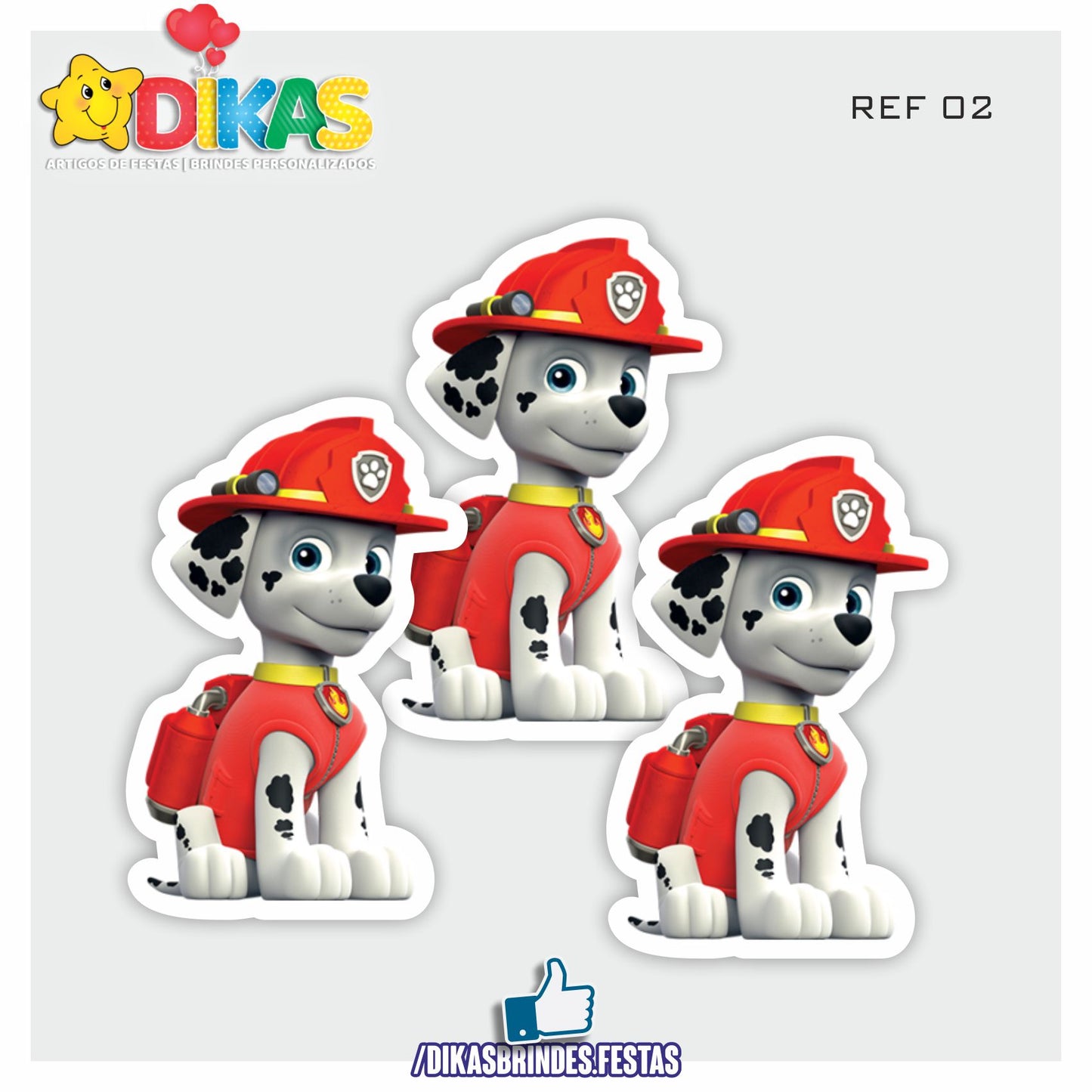 APLIQUES GRANDES - PATRULHA PATA