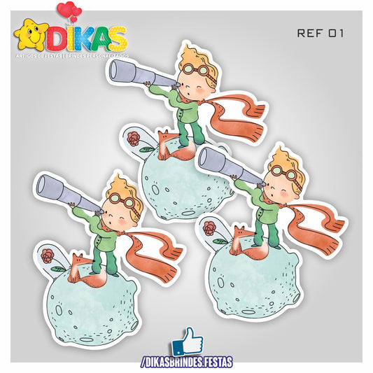 APLIQUES GRANDES - PEQUENO PRÍNCIPE