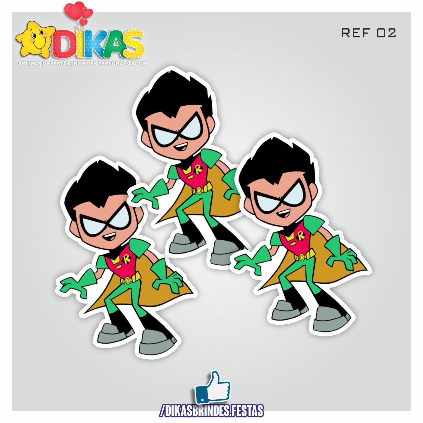 APLIQUES GRANDES - TEEN TITANS GO