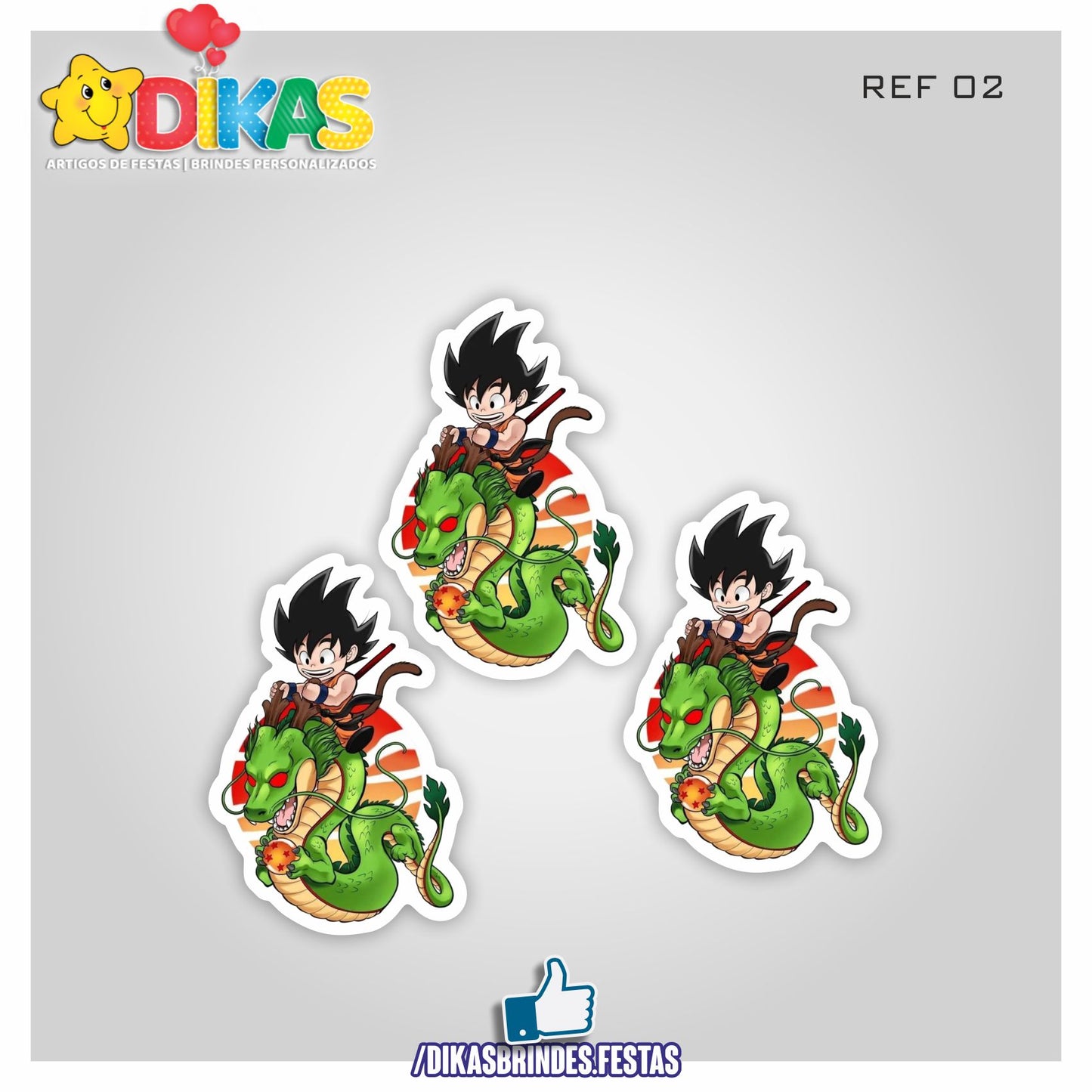 APLIQUES PEQUENOS - DRAGON BALL