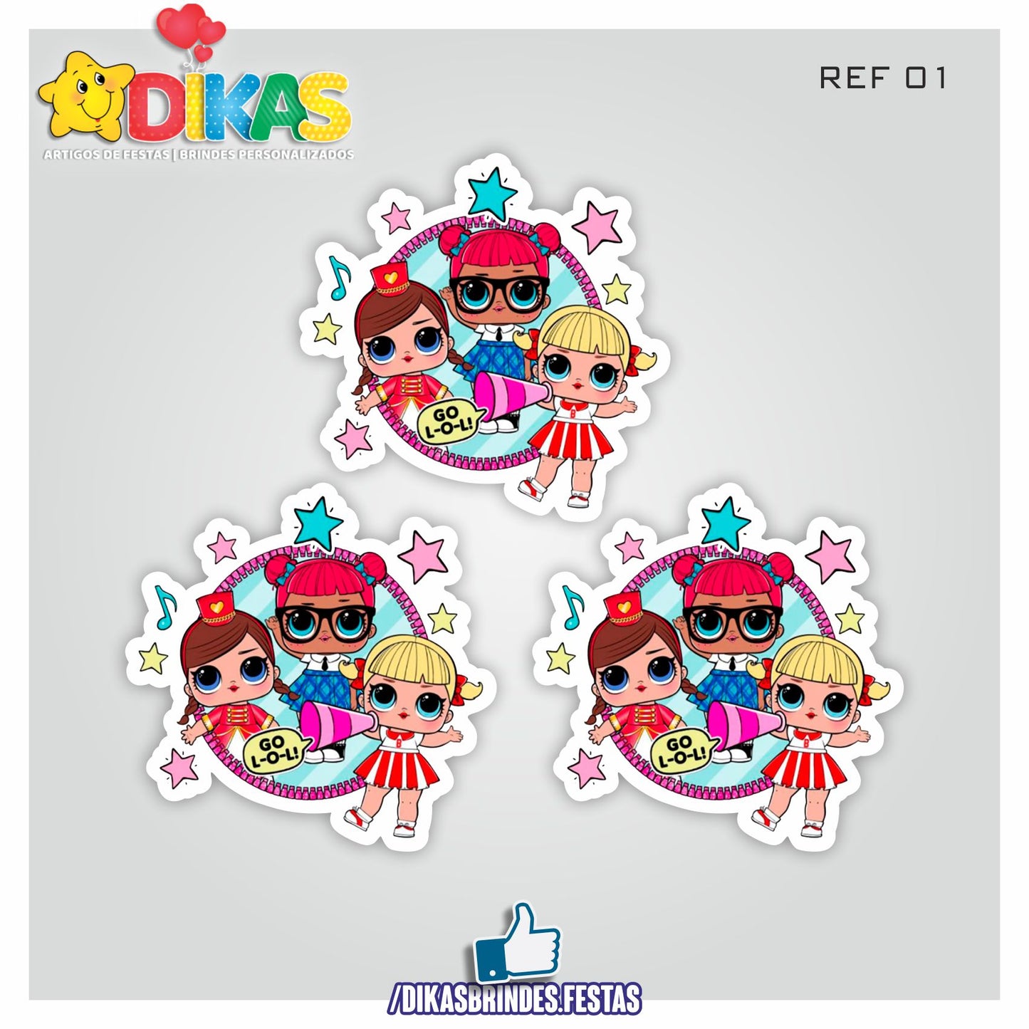 APLIQUES PEQUENOS - L.O.L.