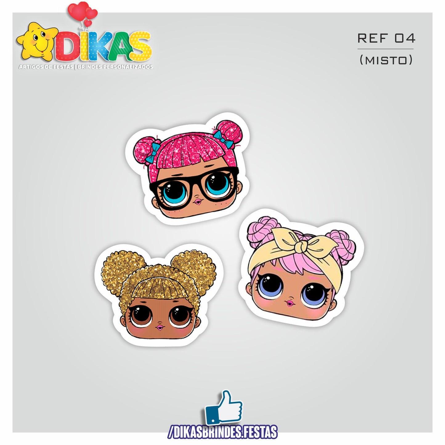 APLIQUES PEQUENOS - L.O.L.