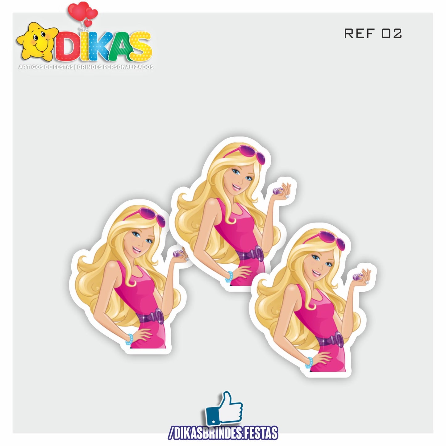 APLIQUES PEQUENOS - BARBIE
