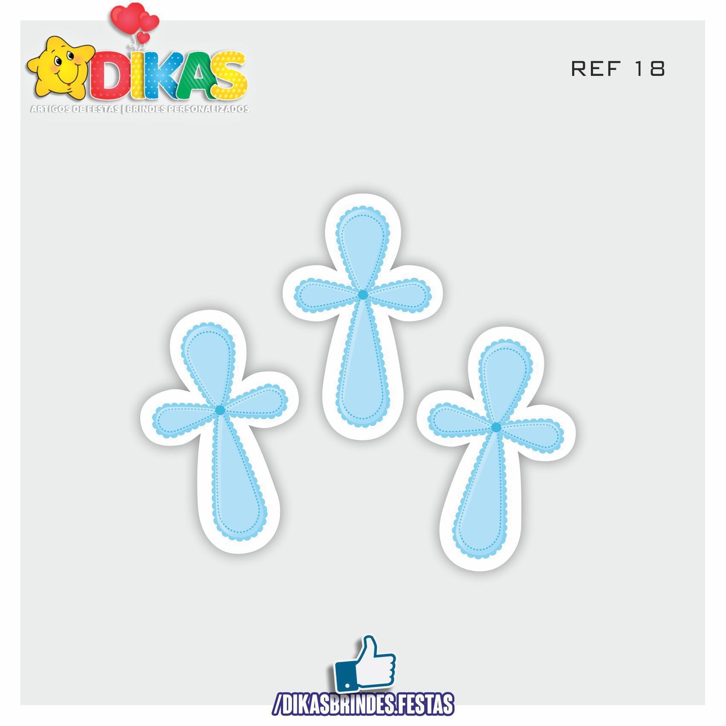 APLIQUES PEQUENOS - BATIZADO