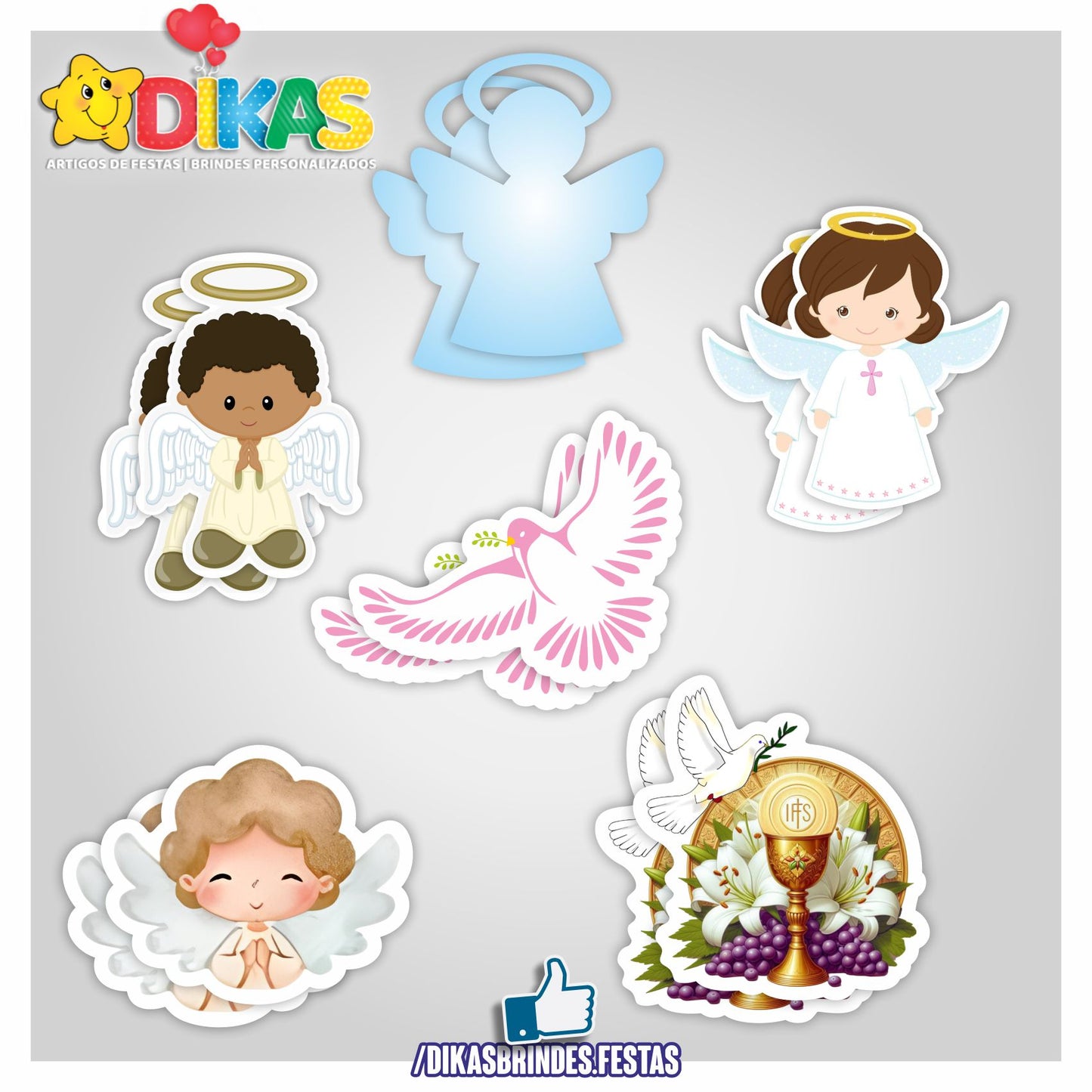 APLIQUES PEQUENOS - BATIZADO