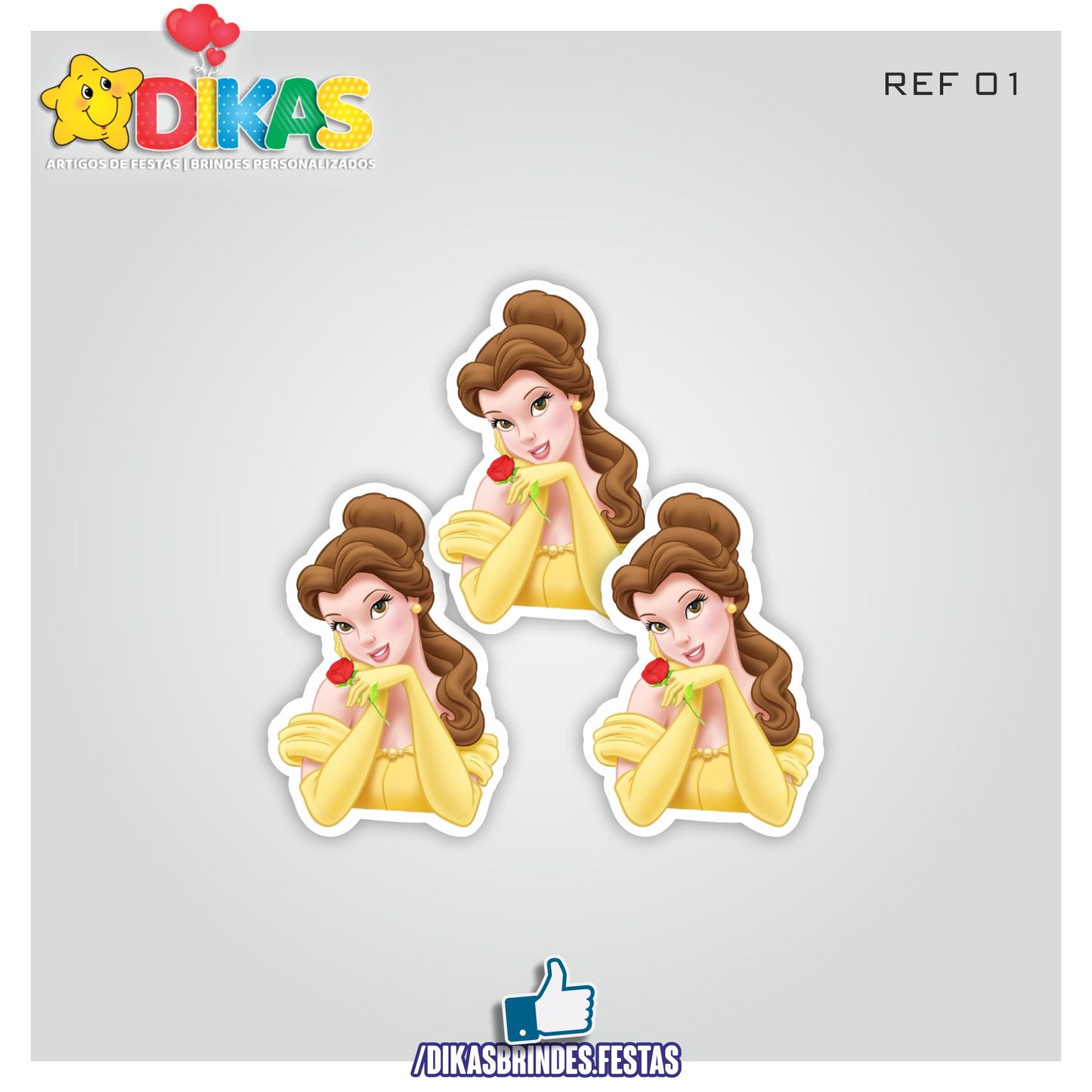 APLIQUES PEQUENOS - A BELA E A FERA