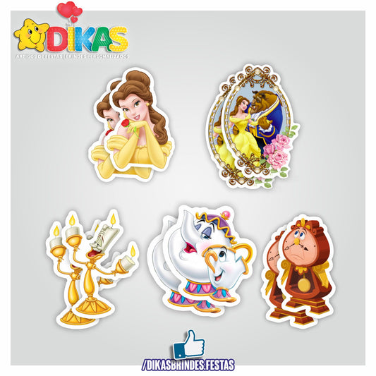 APLIQUES PEQUENOS - A BELA E A FERA