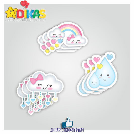 APLIQUES PEQUENOS - CHUVA DE AMOR