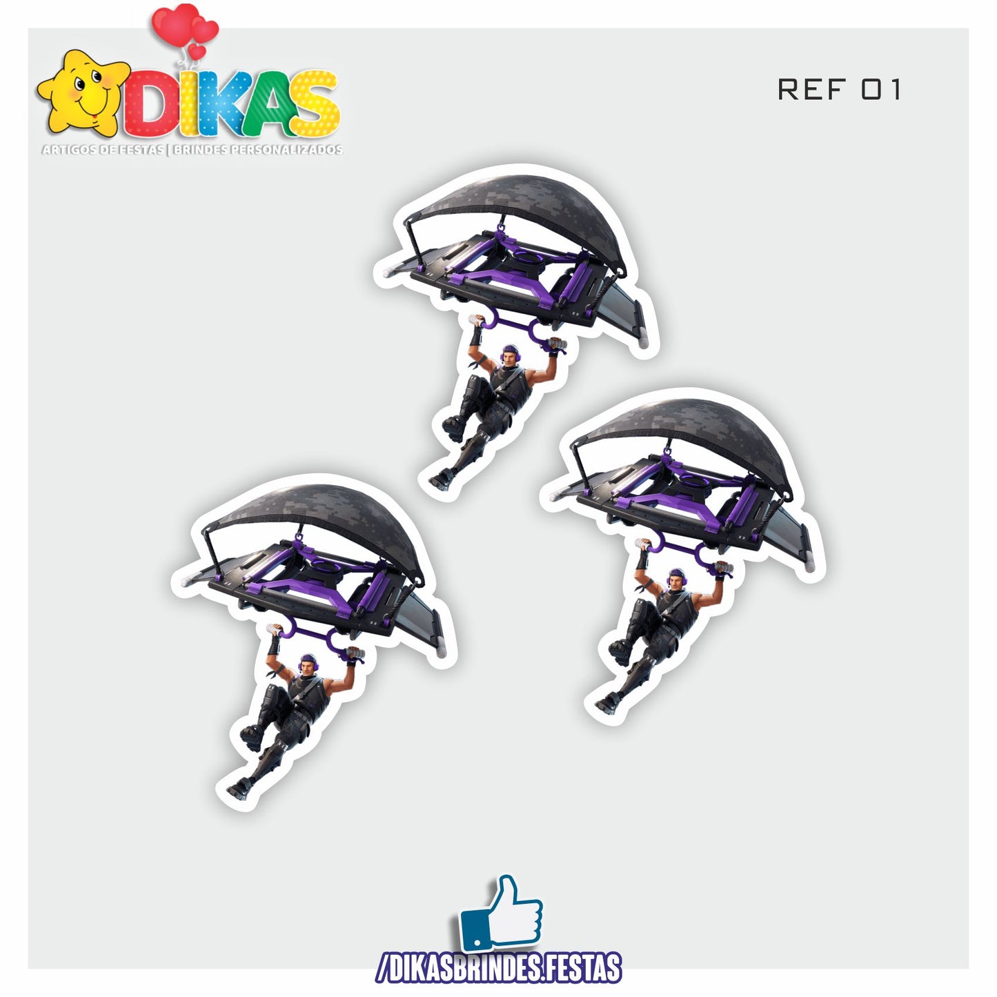 APLIQUES PEQUENOS - FORTNITE