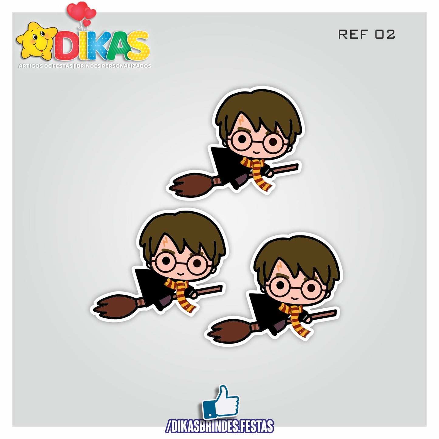 APLIQUES PEQUENOS - HARRY POTTER