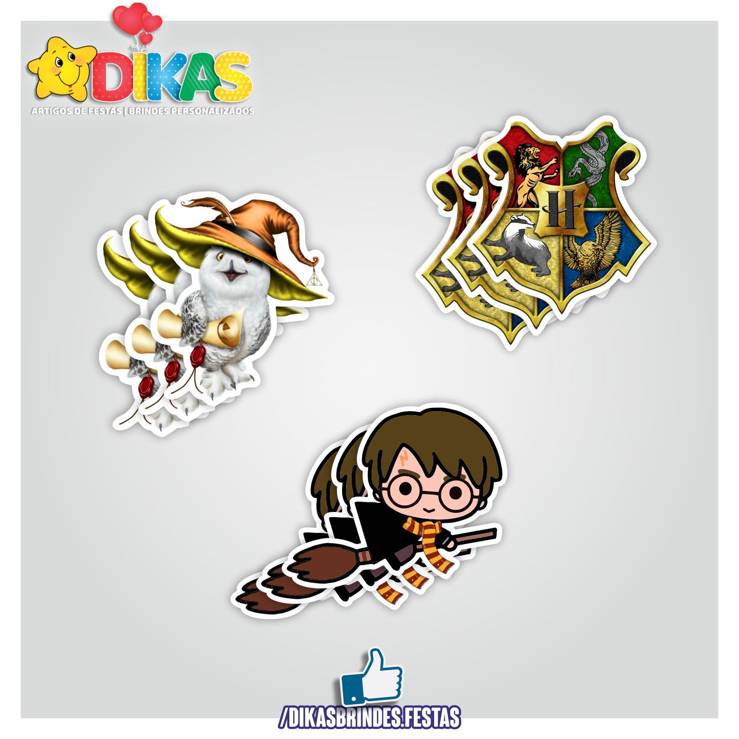 APLIQUES PEQUENOS - HARRY POTTER