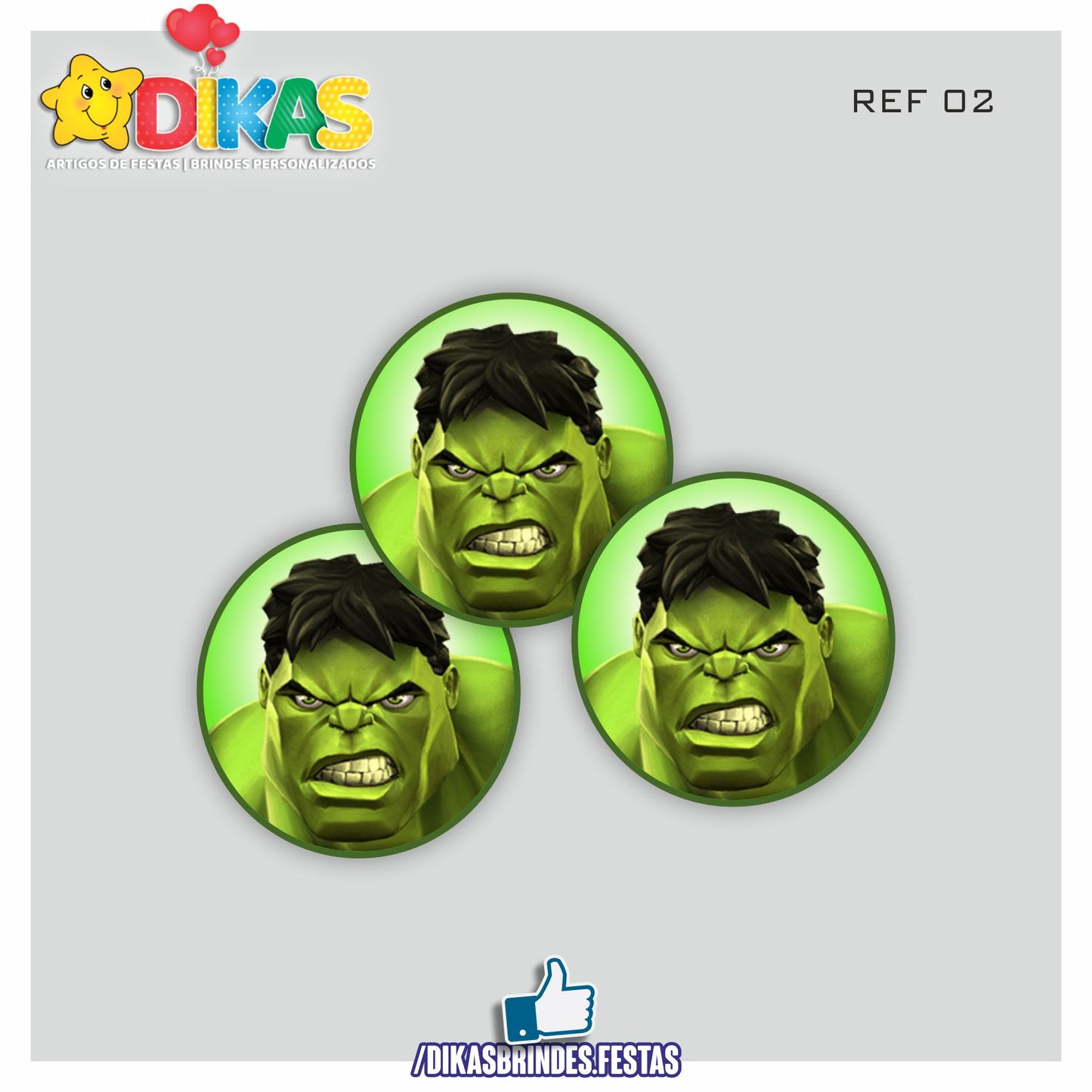 APLIQUES PEQUENOS - HULK