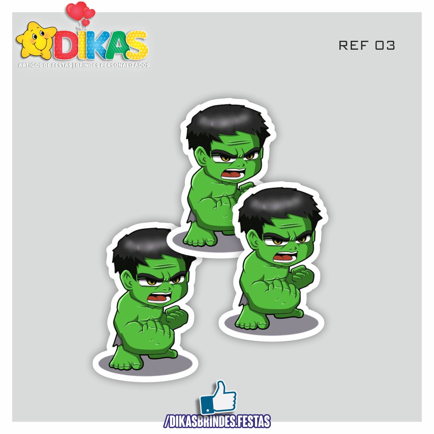 APLIQUES PEQUENOS - HULK