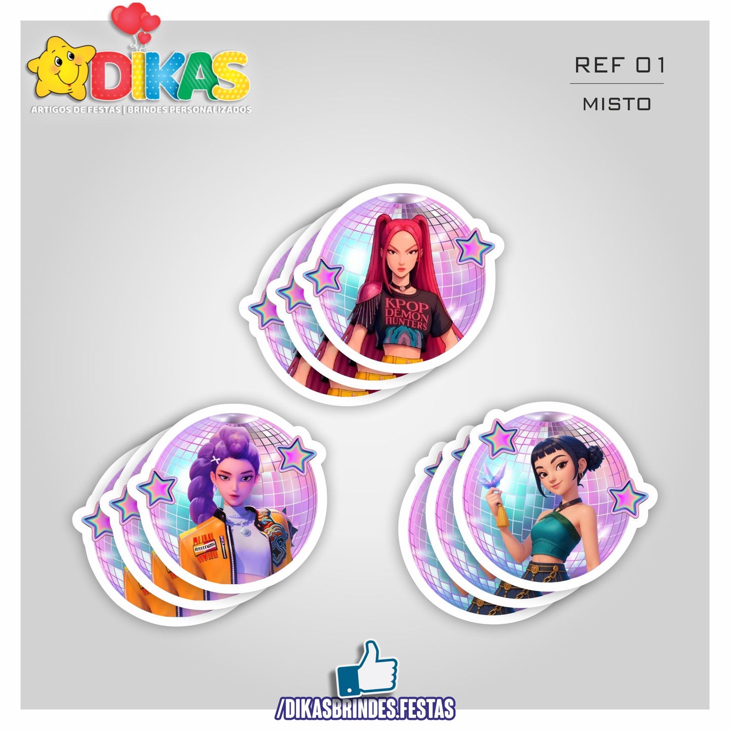 APLIQUES PEQUENOS - Guerreiras do K-POP