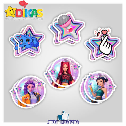 APLIQUES PEQUENOS - Guerreiras do K-POP