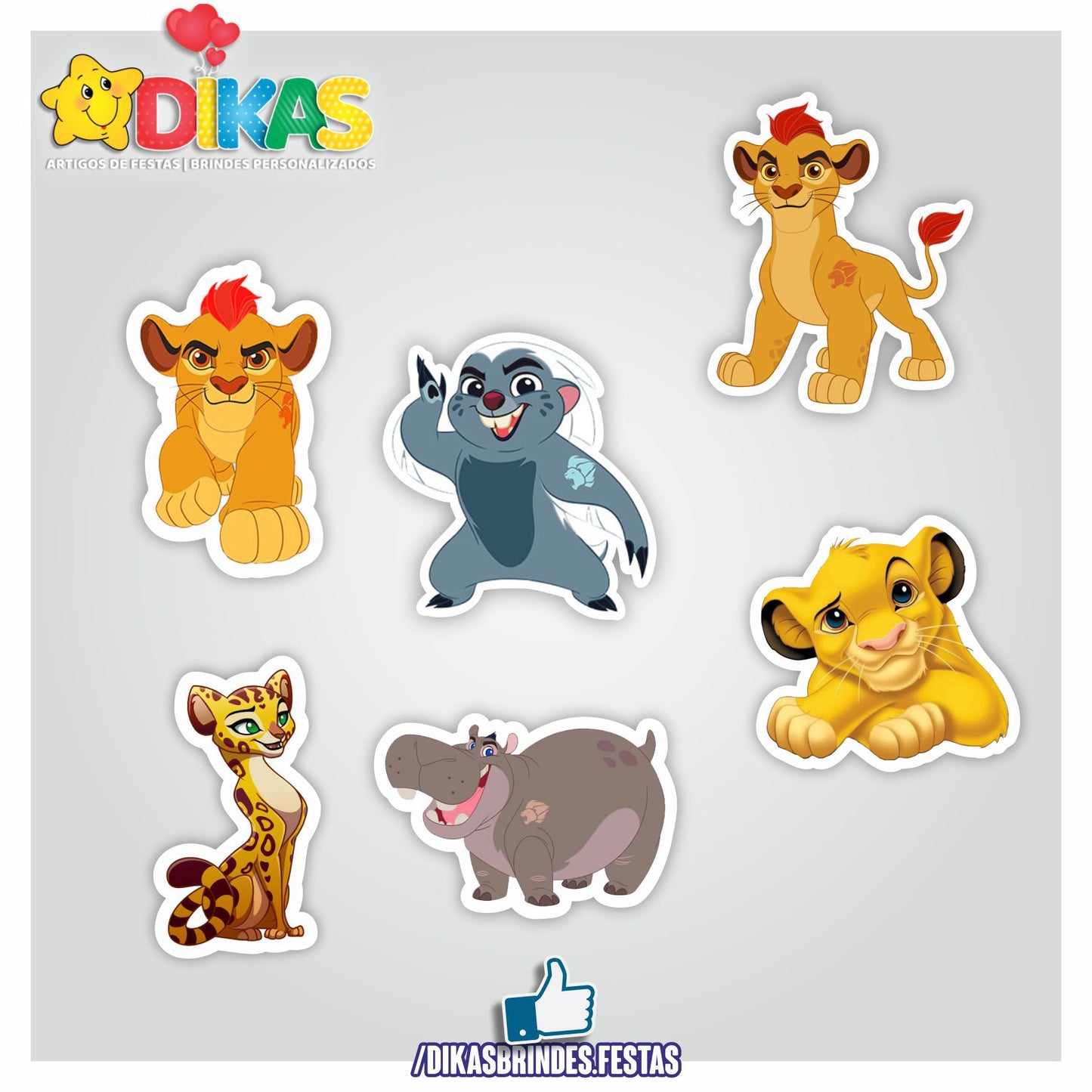 APLIQUES PEQUENOS - GUARDA DO LEÃO