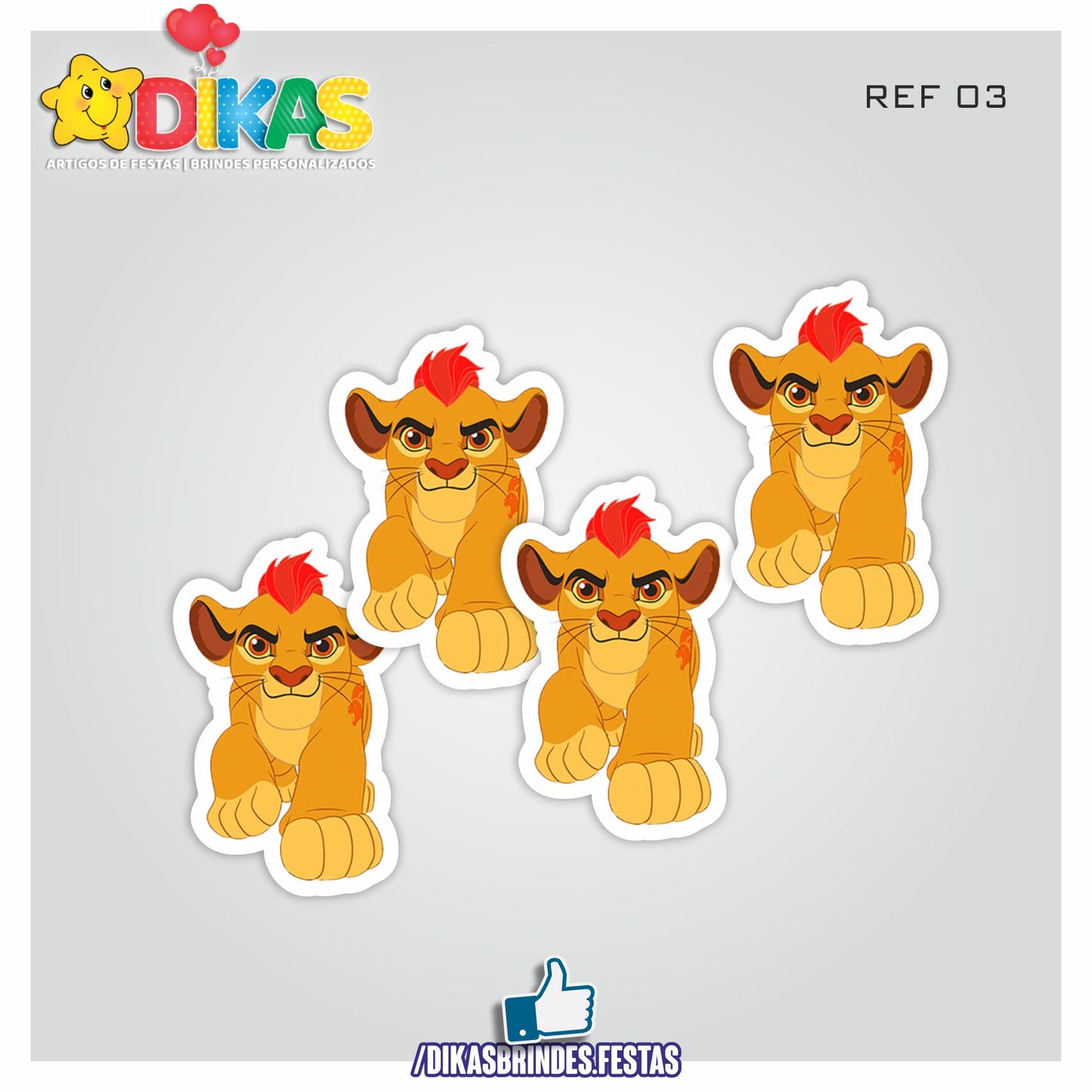 APLIQUES PEQUENOS - GUARDA DO LEÃO