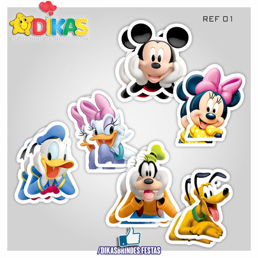 APLIQUES PEQUENOS - MICKEY E OS AMIGOS