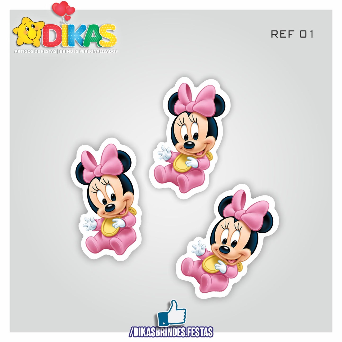APLIQUES PEQUENOS - MINNIE BABY