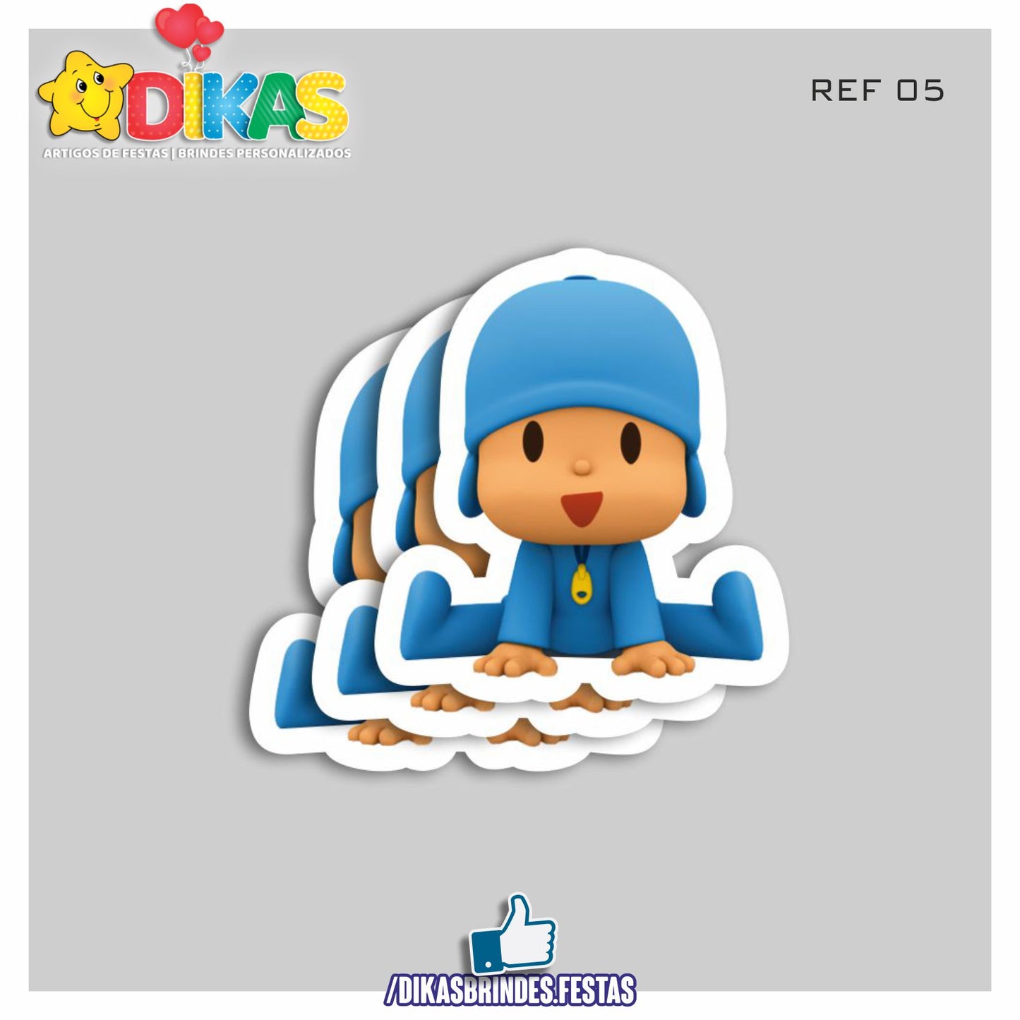 APLIQUES PEQUENOS - POCOYO