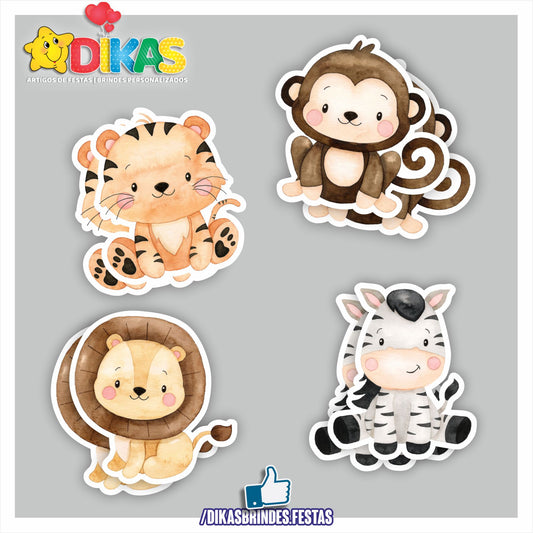 APLIQUES PEQUENOS - ANIMAIS DA SELVA