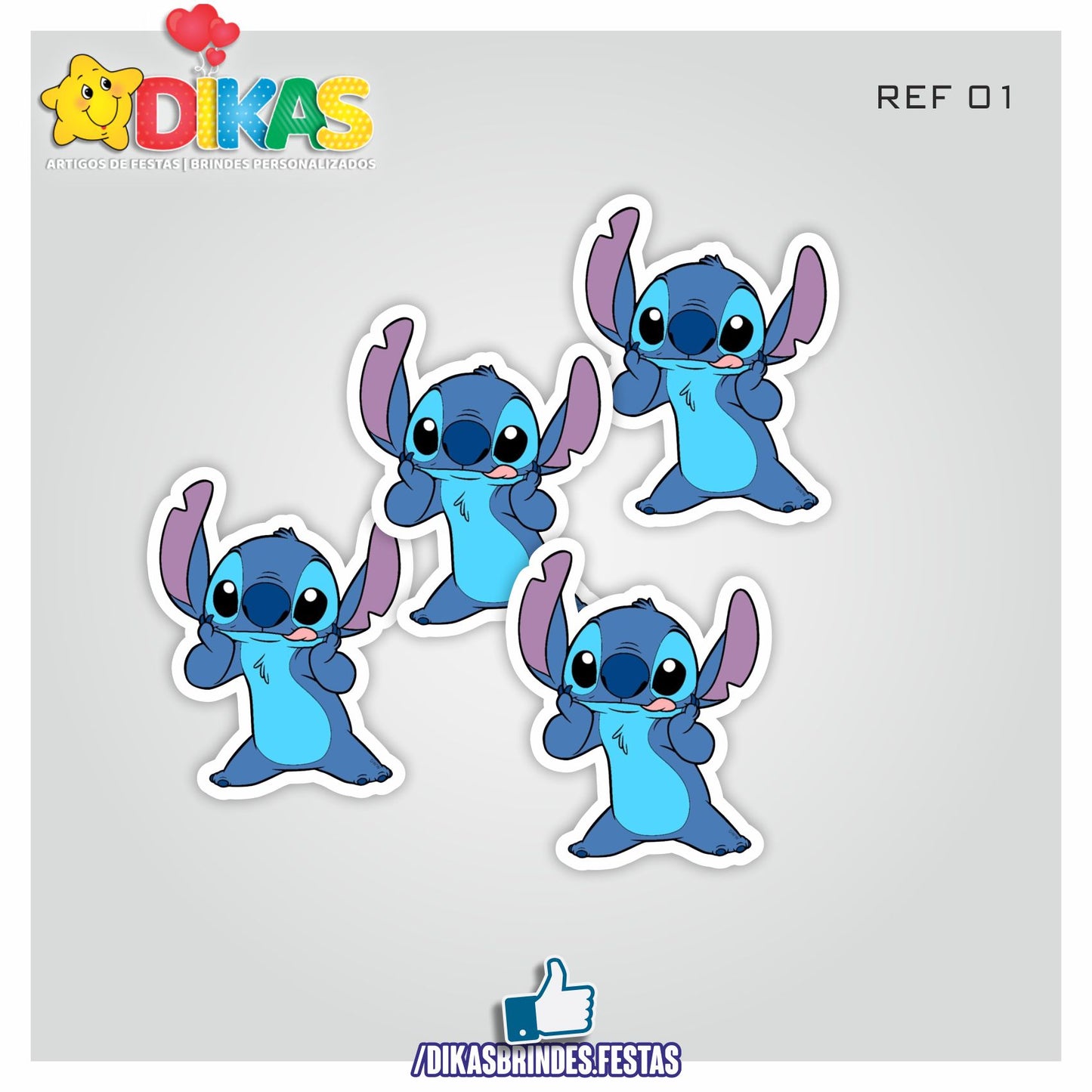 APLIQUES PEQUENOS - STITCH