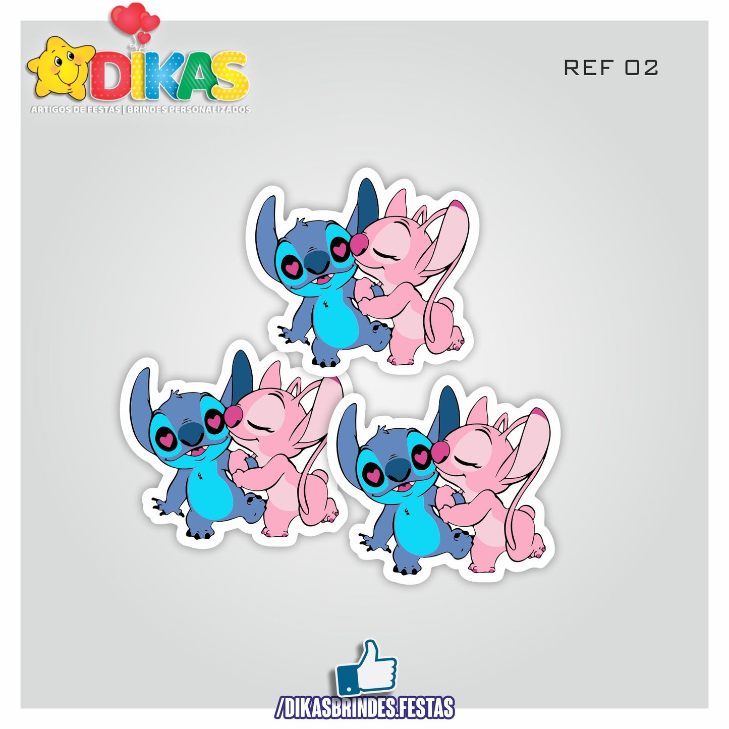 APLIQUES PEQUENOS - STITCH