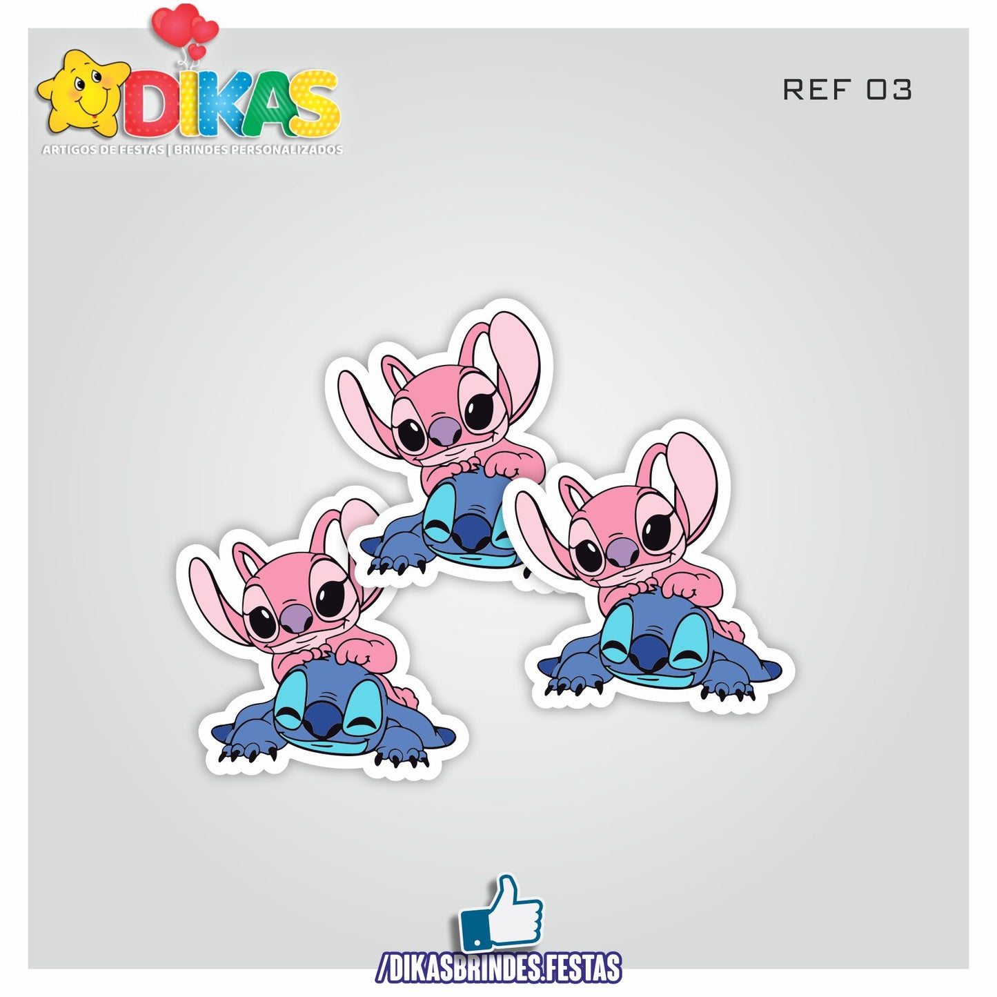 APLIQUES PEQUENOS - STITCH