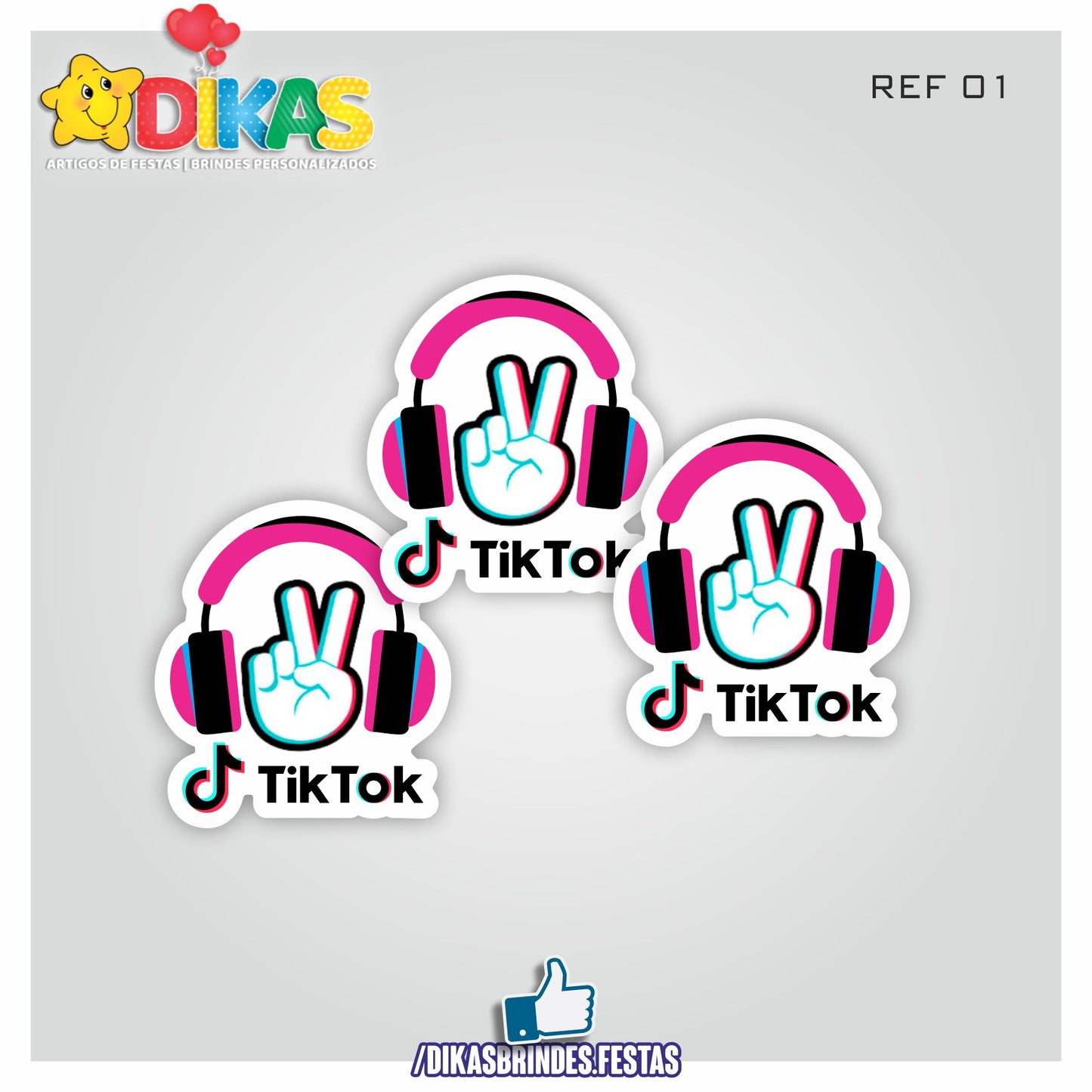 APLIQUES PEQUENOS - TIK TOK
