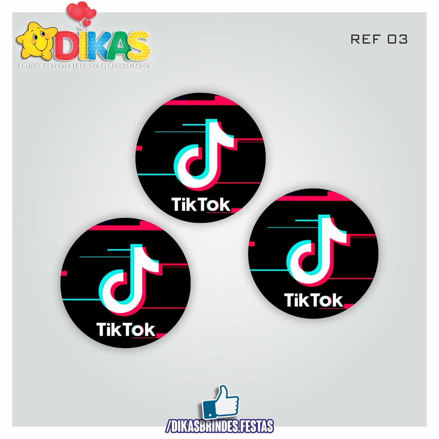 APLIQUES PEQUENOS - TIK TOK