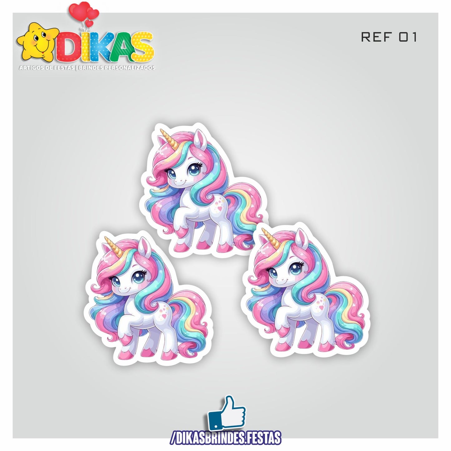 APLIQUES PEQUENOS - UNICÓRNIO