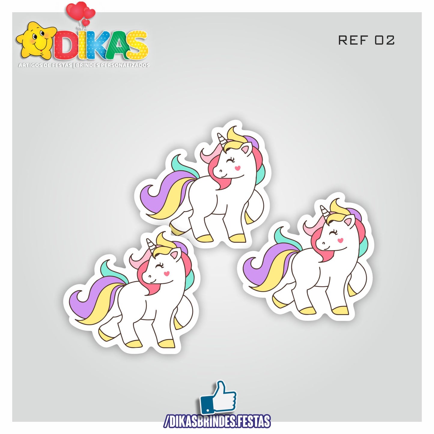 APLIQUES PEQUENOS - UNICÓRNIO