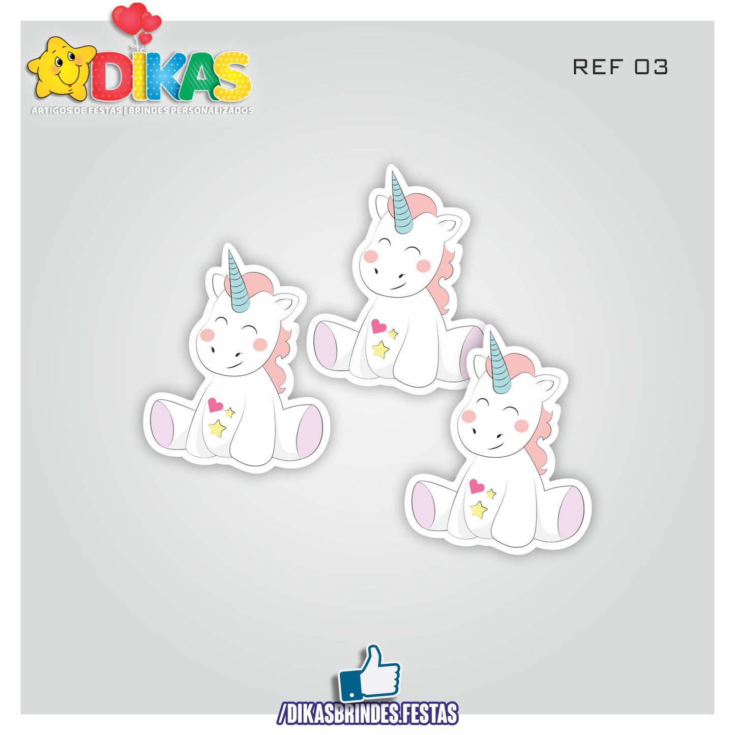 APLIQUES PEQUENOS - UNICÓRNIO