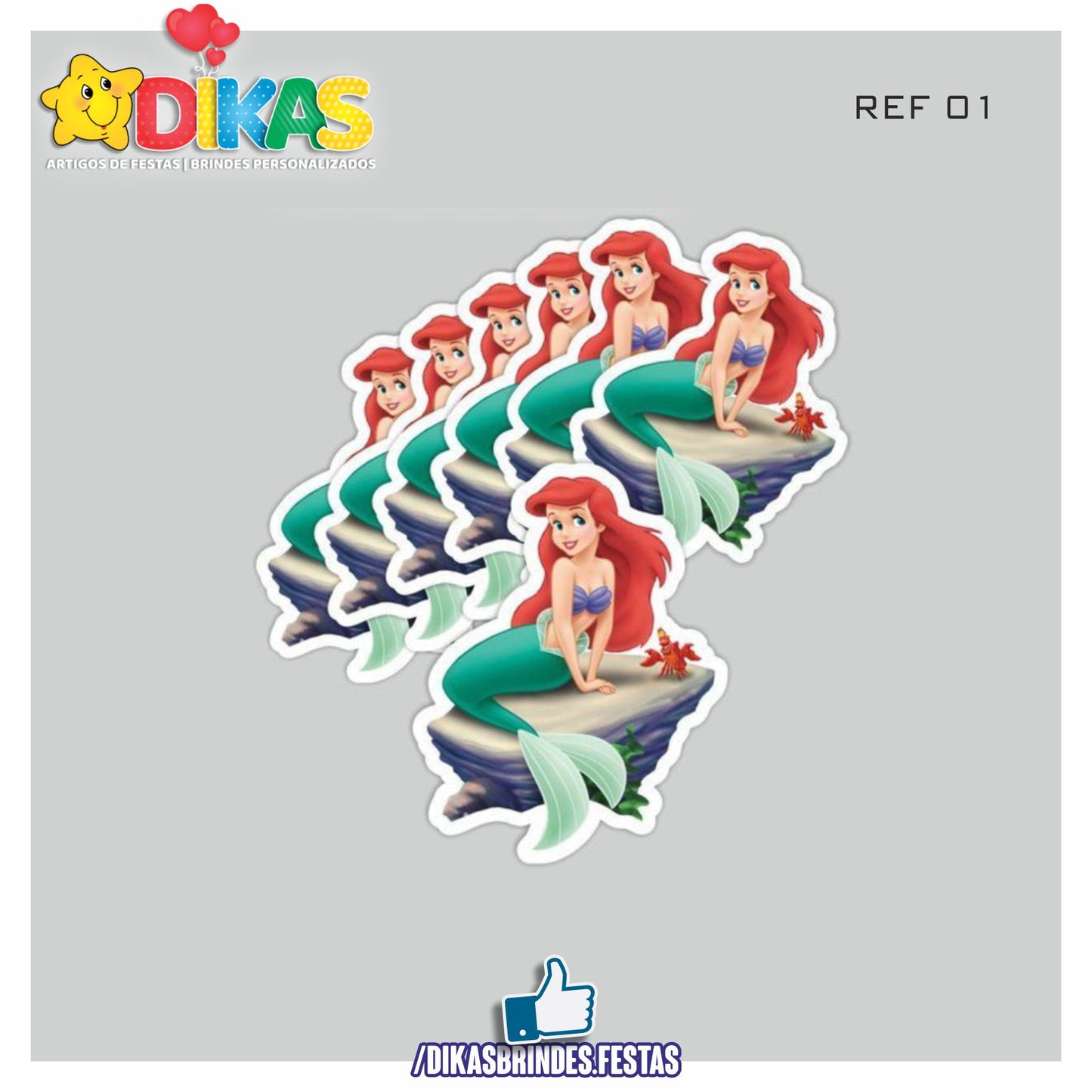 APLIQUES PEQUENOS - PEQUENA SEREIA